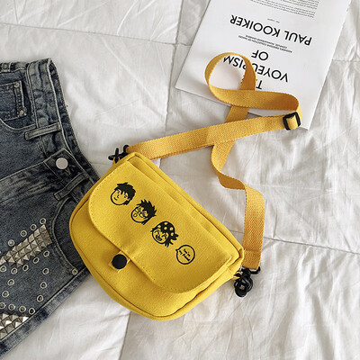 Fashion personality printing Messenger bag 2019 new casual simple wild shoulder bag female cartoon cute canvas bag
Fashion personality printing Messenger bag 2019 new casual simple wild shoulder bag female cartoon cute canvas bag
