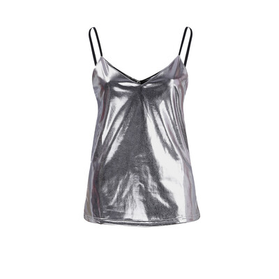 Starmoon Women Fashion Casual Shining Crop Solid Sling V-Neck Tops T-Shirt Sequin Club
Starmoon Women Fashion Casual Shining Crop Solid Sling V-Neck Tops T-Shirt Sequin Club