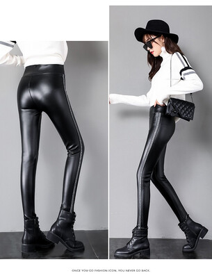 New summer&winter 2018 PU lambskin high-waisted leggings for women&thickened warm leather pants
New summer&winter 2018 PU lambskin high-waisted leggings for women&thickened warm leather pants