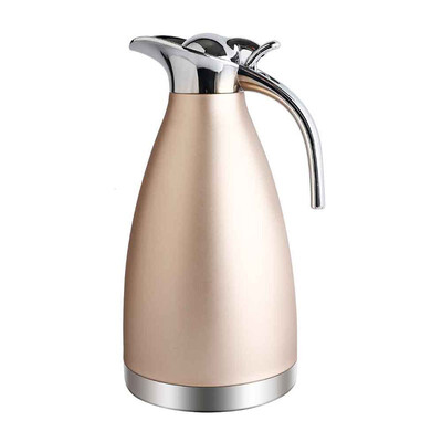2L Thermos Kettle Vacuum Flasks Insulation Cup Stainless Steel Bottles Coffee Tea Hot Water Jug Insulation Flask Household Home