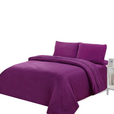 34pcs Solid Bedroom Bedding Set Fitted Sheet Mattress Protective Cover Pillowcase Kit Home Bed Sheets
34pcs Solid Bedroom Bedding Set Fitted Sheet Mattress Protective Cover Pillowcase Kit Home Bed Sheets