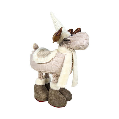 Reindeer Doll Ornament Telescopic Legs Stuffed Holiday Figurines Gift Christmas Plush Animal Toy
Reindeer Doll Ornament Telescopic Legs Stuffed Holiday Figurines Gift Christmas Plush Animal Toy