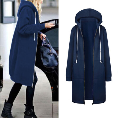 Roseonmyhand Women Warm Zipper Open Hoodies Sweatshirt Long Coat Jacket Tops Outwear
Roseonmyhand Women Warm Zipper Open Hoodies Sweatshirt Long Coat Jacket Tops Outwear