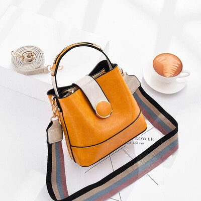 Summer bucket Lady Bag Fashion Net red small bag broadband slant bag lady Baitao ins
Summer bucket Lady Bag Fashion Net red small bag broadband slant bag lady Baitao ins