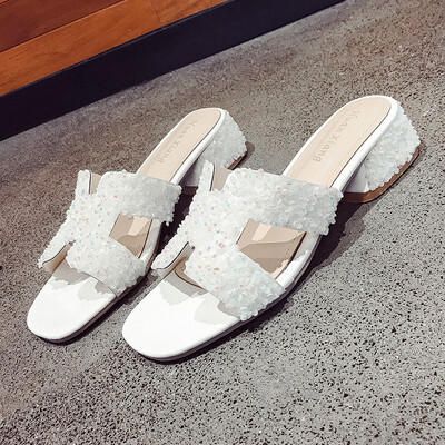 H Slippers womens summer wear rough&water-drill fashion womens shoes ulzzng cool&mop
H Slippers womens summer wear rough&water-drill fashion womens shoes ulzzng cool&mop