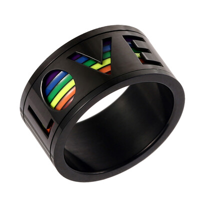 1PC Colorful Lesbian Bisexual Lgbt Gay Pride Homosexual Rings Rainbow Ring Hollow Love
1PC Colorful Lesbian Bisexual Lgbt Gay Pride Homosexual Rings Rainbow Ring Hollow Love