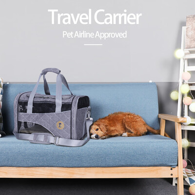 Pet Carrier Travel Bag Airline Approved Train Car Pet Travel Carrier Breathable for Dogs Cats
Pet Carrier Travel Bag Airline Approved Train Car Pet Travel Carrier Breathable for Dogs Cats