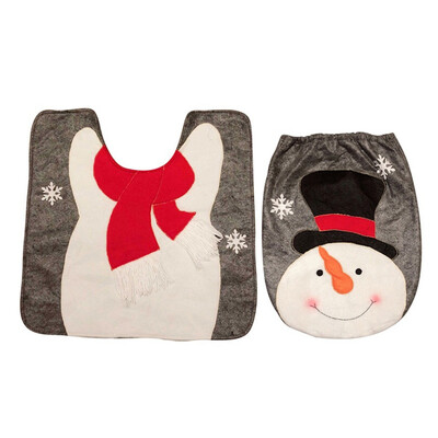 2 Pcs Christmas Toilet Seat Cartoon Santa Elk Bathroom Toilet Tank Cover Floor Mat Pad Santa Claus Christmas Decor
2 Pcs Christmas Toilet Seat Cartoon Santa Elk Bathroom Toilet Tank Cover Floor Mat Pad Santa Claus Christmas Decor