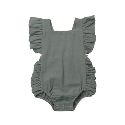 Newborn Baby Girl Rompers Jumpsuits For Girls Clothes Summer Ruffled Solid Color Sleeveless Backless Romper Jumpsuit Outfit
Newborn Baby Girl Rompers Jumpsuits For Girls Clothes Summer Ruffled Solid Color Sleeveless Backless Romper Jumpsuit Outfit