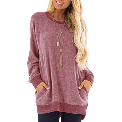 Starmoon Women Casual Color Block Long Sleeve O-Neck Pockets T-Shirts Sweatshirt Blouse
Starmoon Women Casual Color Block Long Sleeve O-Neck Pockets T-Shirts Sweatshirt Blouse