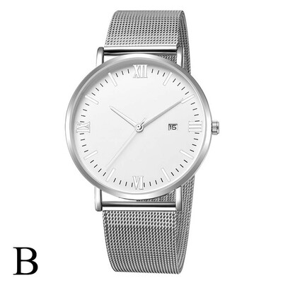 Gobestart Luxury Fashion Stainless Steel Mesh Belt Watch Mens Quartz Calendar Watches
Gobestart Luxury Fashion Stainless Steel Mesh Belt Watch Mens Quartz Calendar Watches