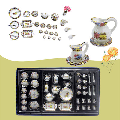 Siaonvr Dollhouse Miniature Scene Model Ceramic Cutlery Set Decoration Pretend Play Toy
Siaonvr Dollhouse Miniature Scene Model Ceramic Cutlery Set Decoration Pretend Play Toy