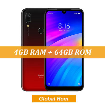 Global ROM Xiaomi Redmi 7 Smartphone With 4GB RAM 64GB ROM Octa-Core 12MP Dual AI Camera 4000mAh 4G LTE Phone
Global ROM Xiaomi Redmi 7 Smartphone With 4GB RAM 64GB ROM Octa-Core 12MP Dual AI Camera 4000mAh 4G LTE Phone