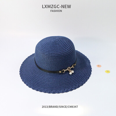 Pearl straw hat with big eaves outdoor sunshade&sunscreen sun hat spring&summer new Korean lace potted hat
Pearl straw hat with big eaves outdoor sunshade&sunscreen sun hat spring&summer new Korean lace potted hat