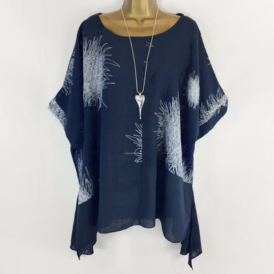 Starmoon Plus Size Women Short Sleeve Printing Cotton And Linen T-Shirts Tops Blouses
Starmoon Plus Size Women Short Sleeve Printing Cotton And Linen T-Shirts Tops Blouses