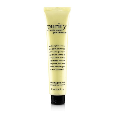 PHILOSOPHY - Purity Made Simple Pore Extractor Exfoliating Clay Mask Exp Date 062020 75ml25oz
PHILOSOPHY - Purity Made Simple Pore Extractor Exfoliating Clay Mask Exp Date 062020 75ml25oz