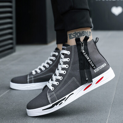 Summer 2019 new canvas tide shoes high board shoes Korean version of the trend of leisure social red mens shoes in autumn
Summer 2019 new canvas tide shoes high board shoes Korean version of the trend of leisure social red mens shoes in autumn