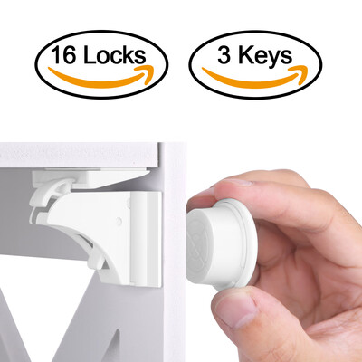 Baby Safety Magnetic Cabinet Lock Set Cupboard Drawer Locking System No Drilling 16 Locks&3 Key Cabinet Lock Draw Lock
Baby Safety Magnetic Cabinet Lock Set Cupboard Drawer Locking System No Drilling 16 Locks&3 Key Cabinet Lock Draw Lock