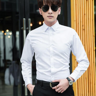 Male Fashion Casual Solid Shirt Slim Long-sleeve Turn-down Collar Shirts For Business Leisure Activities
Male Fashion Casual Solid Shirt Slim Long-sleeve Turn-down Collar Shirts For Business Leisure Activities
