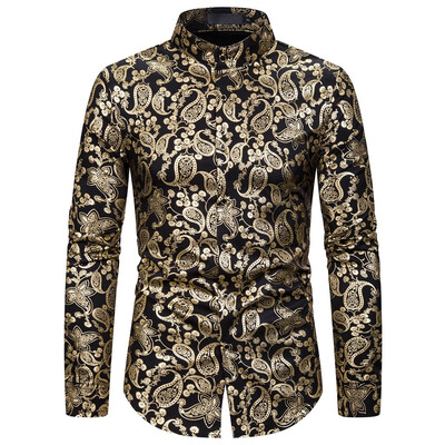 Tailored Mens Casual Turn-down Collar Long Sleeve Shirt Gentleman Printing Wedding Tops
Tailored Mens Casual Turn-down Collar Long Sleeve Shirt Gentleman Printing Wedding Tops