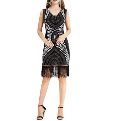 〖Follure〗Women Vintage 1920s Bead Fringe Sequin Lace Party Flapper Cocktail Prom Dress
〖Follure〗Women Vintage 1920s Bead Fringe Sequin Lace Party Flapper Cocktail Prom Dress