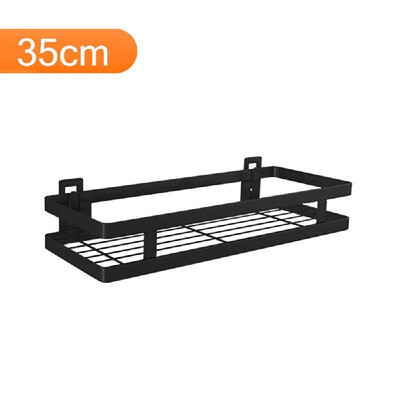 Nail-Free Stainless Steel Wall Storage Shelf Black Floating Shelf Spice Rack for Kitchen Bathroom with Varying Sizes
Nail-Free Stainless Steel Wall Storage Shelf Black Floating Shelf Spice Rack for Kitchen Bathroom with Varying Sizes