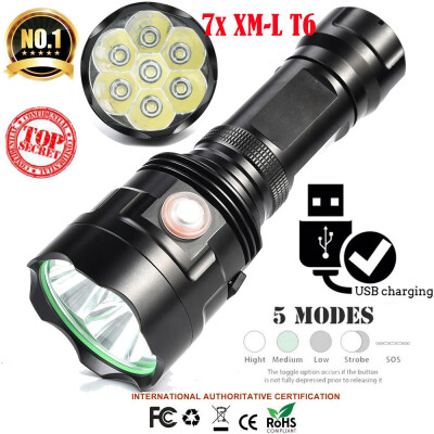Saidsome 7x XM- T6 LED Flashlight 5 Modes 2665018650 Camping Torch Lamp Light flashlight lamp
Saidsome 7x XM- T6 LED Flashlight 5 Modes 2665018650 Camping Torch Lamp Light flashlight lamp