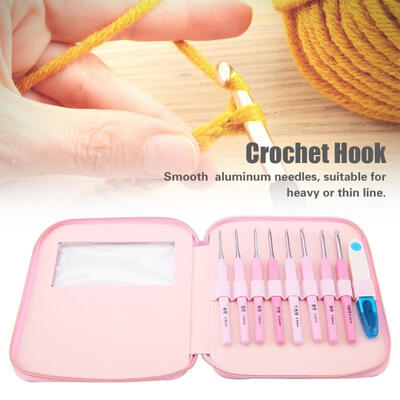 Greensen 9 PCS Gradient Color Crochet Hook Set Knitting Needles Stitches With Colourful Soft Handle
Greensen 9 PCS Gradient Color Crochet Hook Set Knitting Needles Stitches With Colourful Soft Handle