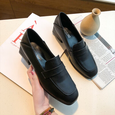 High-heeled shoes women 2019 new net red lazy one pedal bean shoes night shoes Joker with thick documentary shoes women
High-heeled shoes women 2019 new net red lazy one pedal bean shoes night shoes Joker with thick documentary shoes women