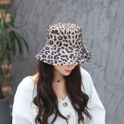 Leopard print double-sided fisherman hat 2019 summer new cloth Hat ladies Korea Sun Hat casual Sun Hat wholesale
Leopard print double-sided fisherman hat 2019 summer new cloth Hat ladies Korea Sun Hat casual Sun Hat wholesale