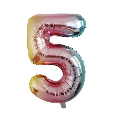 Tailored 40 Inch Rainbow Gradient Number 0-9 Foil Digital Balloons For Birthday Party
Tailored 40 Inch Rainbow Gradient Number 0-9 Foil Digital Balloons For Birthday Party