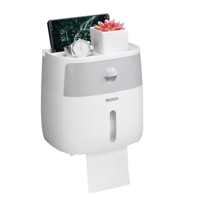 Ecoco Double-layer Tissue Storage Box Toilet Paper Holder for Living Room Bathroom Kitchen
Ecoco Double-layer Tissue Storage Box Toilet Paper Holder for Living Room Bathroom Kitchen
