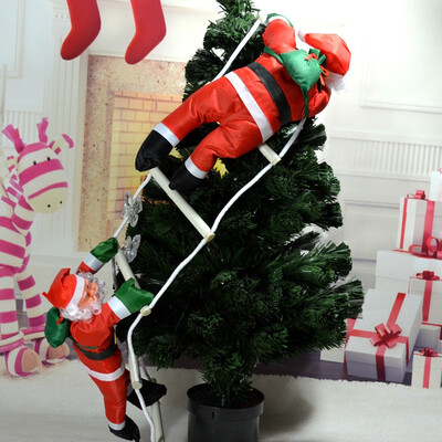 FUNNYBUNNY Christmas Santa Claus Climbing On Rope Ladder Xmas Trees Hanging Home Decor
FUNNYBUNNY Christmas Santa Claus Climbing On Rope Ladder Xmas Trees Hanging Home Decor