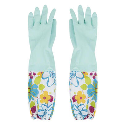 Greensen Green Floral Dishwashing Gloves Household Beam Port Velvet Gloves Warm Gloves
Greensen Green Floral Dishwashing Gloves Household Beam Port Velvet Gloves Warm Gloves