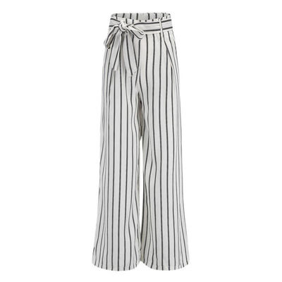 Loose Trousers Women Trousers Elegant Brand Womens Trousers white Vertical Striped High Waist Wide Leg Pants
Loose Trousers Women Trousers Elegant Brand Womens Trousers white Vertical Striped High Waist Wide Leg Pants