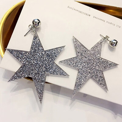 EK176 Personality Hipster Exaggerated Geometric Five-pointed Star Drop Earrings Simple Women Shinning Hanging Earrings Jewelry
EK176 Personality Hipster Exaggerated Geometric Five-pointed Star Drop Earrings Simple Women Shinning Hanging Earrings Jewelry