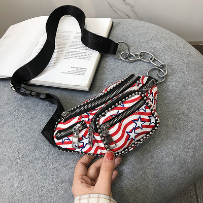 Qiao Bani 2019 new Korean chic fashion Harajuku style canvas hit color chest pocket tide handbags factory direct sales
Qiao Bani 2019 new Korean chic fashion Harajuku style canvas hit color chest pocket tide handbags factory direct sales