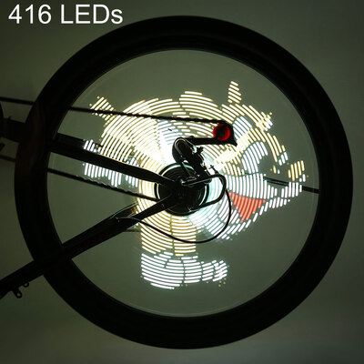 FT - 801 Pro DIY Cycling Bicycle 416 LEDs Waterproof Colorful Changing Video Gift Pictures Bike Wheel Spoke Light
FT - 801 Pro DIY Cycling Bicycle 416 LEDs Waterproof Colorful Changing Video Gift Pictures Bike Wheel Spoke Light