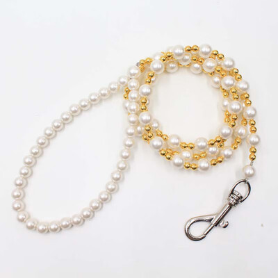 Pet Leash Luxury Acrylic Pearl Dog Leash Pet Cat Chain Leads Leashes for Small Medium Dog Collar Accessories
Pet Leash Luxury Acrylic Pearl Dog Leash Pet Cat Chain Leads Leashes for Small Medium Dog Collar Accessories