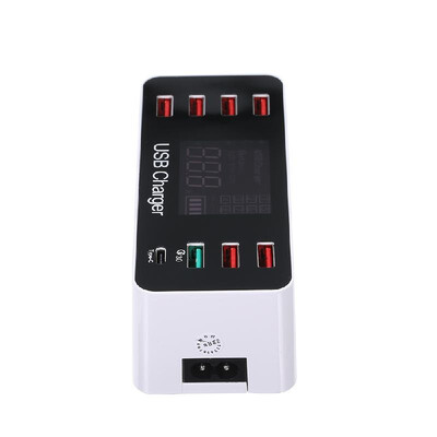 Fast USB Charger with QC30 Port 40W Charging Station with 8 Charging Ports&Type-C Port LCD Display Wide Compatibility Intelli
Fast USB Charger with QC30 Port 40W Charging Station with 8 Charging Ports&Type-C Port LCD Display Wide Compatibility Intelli