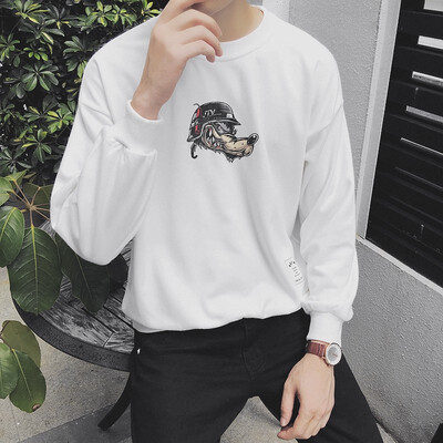 Japanese new long-sleeved sweater male Korean version of the tide brand student hedging mechanical dog printing sports round neck youth jacket long-sleeved sweater male
Japanese new long-sleeved sweater male Korean version of the tide brand student hedging mechanical dog printing sports round neck youth jacket long-sleeved sweater male