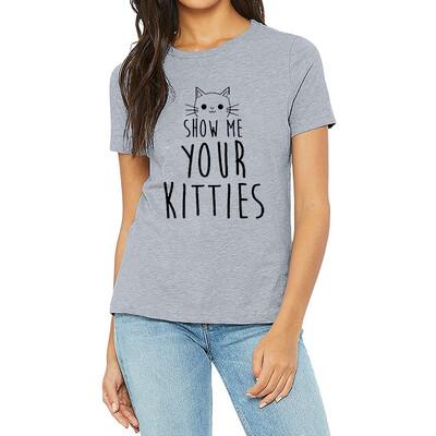 Starmoon Womens Short Sleeve Casual Cartoon Cat Letter Print Tops T-shirt Loose Blouse
Starmoon Womens Short Sleeve Casual Cartoon Cat Letter Print Tops T-shirt Loose Blouse