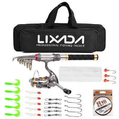 Fishing Rod Reel Combo Carbon Fiber Telescopic Fishing Pole Spinning Reels Fishing Carrier Bag 100M Fishing Line Lures Hooks Jig H
Fishing Rod Reel Combo Carbon Fiber Telescopic Fishing Pole Spinning Reels Fishing Carrier Bag 100M Fishing Line Lures Hooks Jig H