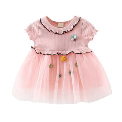 Knit Flower Girl Dress 6-24M Toddler Girls Clothes Summer Kids Dress For Girls Clothes Short Sleeve Flowers Mesh Princess Dress
Knit Flower Girl Dress 6-24M Toddler Girls Clothes Summer Kids Dress For Girls Clothes Short Sleeve Flowers Mesh Princess Dress