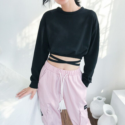 Starmoon Fashion Women Top Bandage Shirt Long Sleeve Sweater Casual Loose Blouse
Starmoon Fashion Women Top Bandage Shirt Long Sleeve Sweater Casual Loose Blouse