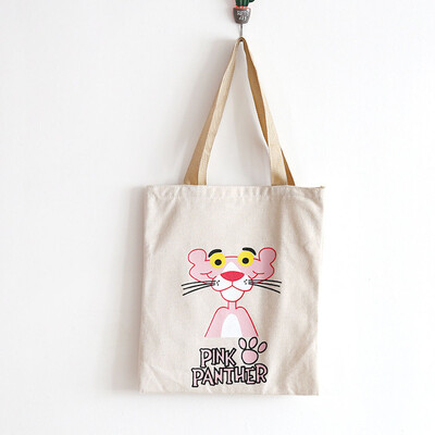 Canvas bag with zip Tuition Bag Shopping Bag Simple Bag pink leopard shoulder bag Pink Panther
Canvas bag with zip Tuition Bag Shopping Bag Simple Bag pink leopard shoulder bag Pink Panther