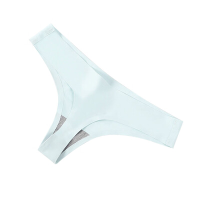 Toponeto Women Invisible Sexy Underwear Briefs G-Strings Solid Ice Silk Seamless Crotch
Toponeto Women Invisible Sexy Underwear Briefs G-Strings Solid Ice Silk Seamless Crotch