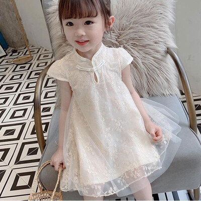 hilittlekids Summer Casual Fashion Baby Girl Short Sleeve Solid Color Cheongsam Princess Dress Kids Clothing
hilittlekids Summer Casual Fashion Baby Girl Short Sleeve Solid Color Cheongsam Princess Dress Kids Clothing