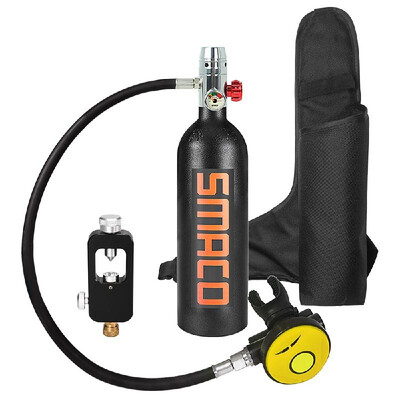 1L Scuba Oxygen Cylinder Diving Air Tank Scuba Diving Respirator Refill Adapter Snorkeling Breathing Equipment with Protective Pou
1L Scuba Oxygen Cylinder Diving Air Tank Scuba Diving Respirator Refill Adapter Snorkeling Breathing Equipment with Protective Pou