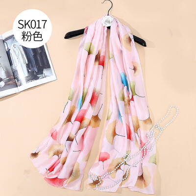 New Ginkgo Leaf Silk Scarf Simulation Silk Print Sunscreen Dress Scarf Scarf Manufacturer Wholesale SK017
New Ginkgo Leaf Silk Scarf Simulation Silk Print Sunscreen Dress Scarf Scarf Manufacturer Wholesale SK017